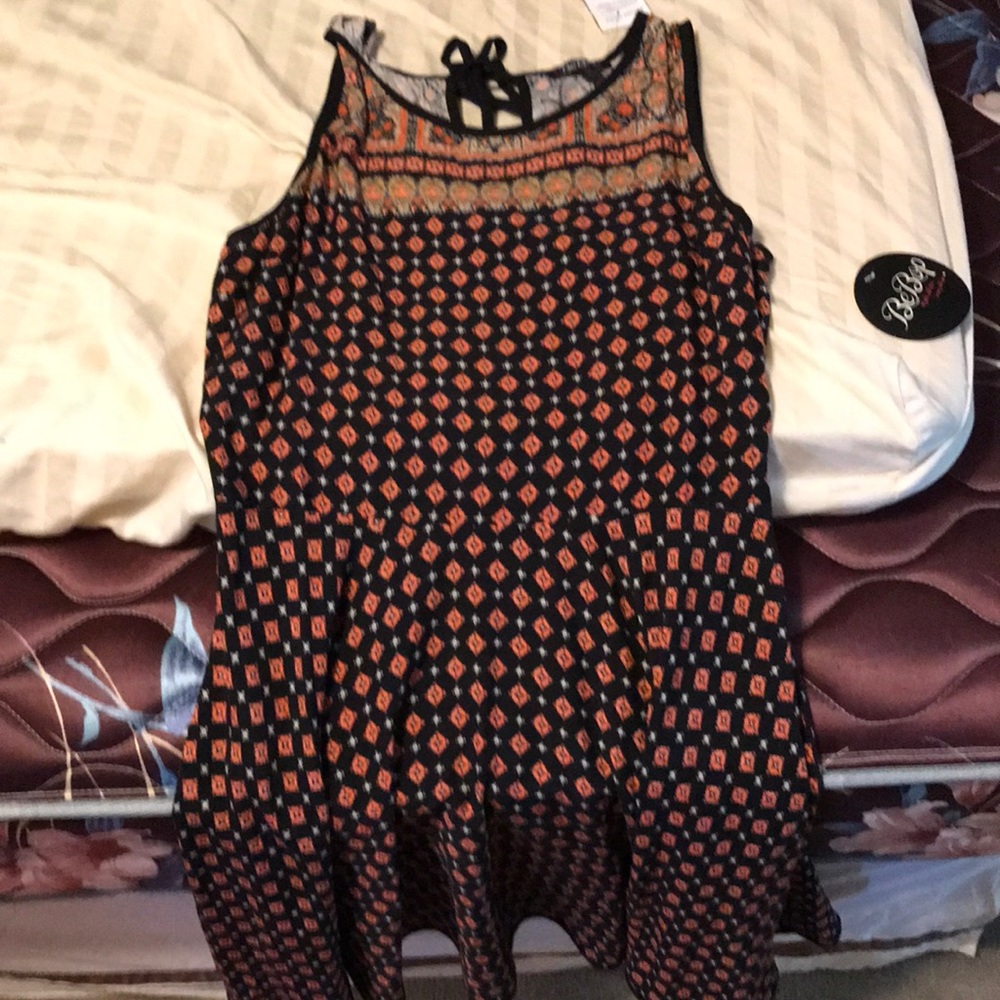 Dress with small open back feature